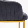 Стул Amely Grafit / Gold