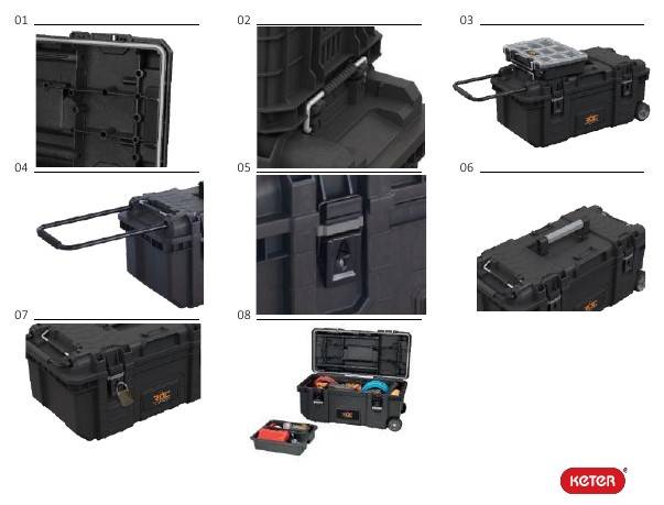 ROC Gear Mobile Job Box 28" Ящик для инструментов (17210204/ROC)