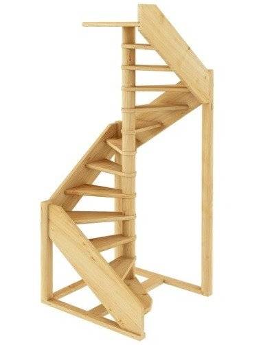 Деревянная лестница ЛС-1.2х под покраску Деревянная лестница ЛС-1.2х под покраску