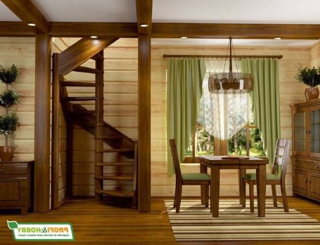 Деревянная лестница ЛС-1.2х под покраску Деревянная лестница ЛС-1.2х под покраску