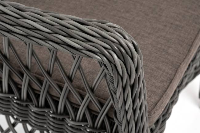 "Сицилия" плетеный стул из искусственного ротанга, цвет графит "Сицилия" плетеный стул из искусственного ротанга, цвет графит