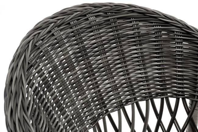 "Сицилия" плетеный стул из искусственного ротанга, цвет графит "Сицилия" плетеный стул из искусственного ротанга, цвет графит