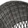 "Сицилия" плетеный стул из искусственного ротанга, цвет графит "Сицилия" плетеный стул из искусственного ротанга, цвет графит