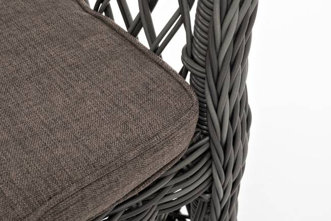 "Сицилия" плетеный стул из искусственного ротанга, цвет графит "Сицилия" плетеный стул из искусственного ротанга, цвет графит