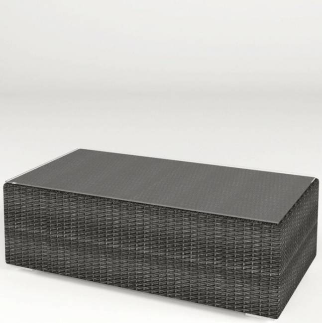 Столик "Севилья", из искусственного ротанга коричневый, серый, темно-серый