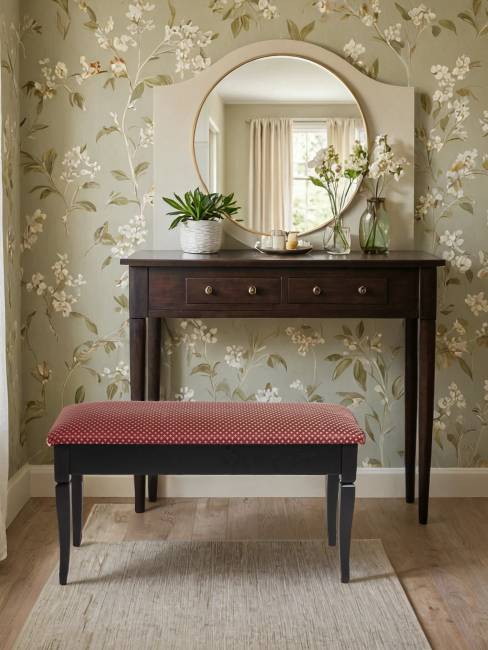 Банкетка Вивальди М с ящиком венге, ткань коронка