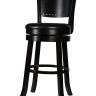 Вращающийся полубарный стул DOBRIN TONY COUNTER, капучино, черный