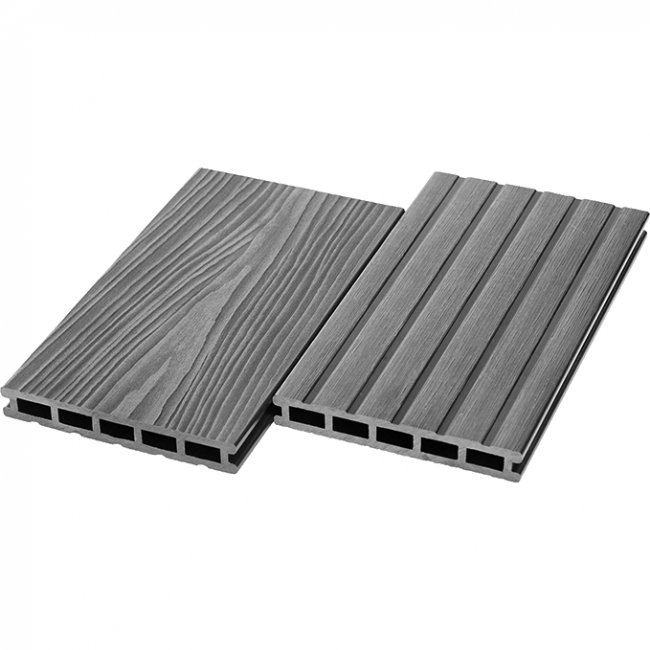 Террасная доска из ДПК UnoDeck Mogano, 165х24х3000/4000 3000, Серый