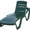Пластиковый лежак-шезлонг "Элегия" Зеленый Пластиковый лежак-шезлонг "Элегия" Зеленый