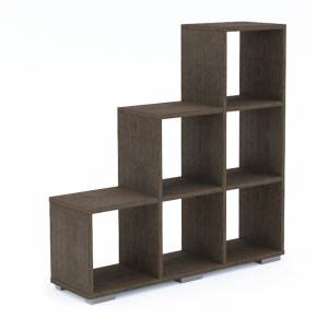 Стеллаж Стильный 108 СС-1 венге темный Стеллаж Стильный 108 СС-1 венге темный