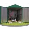 Хозблок SKOGGY секционный с двускатной крышей 4 х 2 м, зелёный мох Хозблок SKOGGY секционный с двускатной крышей 4 х 2 м, зелёный мох