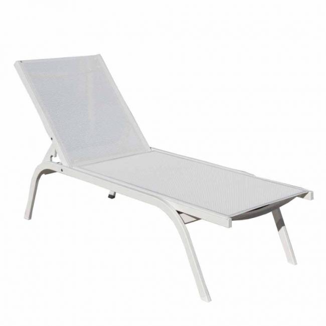 Шезлонг-лежак металлический Style 1970х620х400 мм Шезлонг-лежак металлический Style 1970х620х400 мм